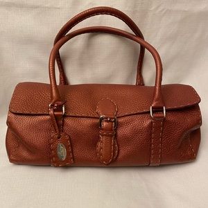 SOLD - Fendi Selleria leather shoulder bag